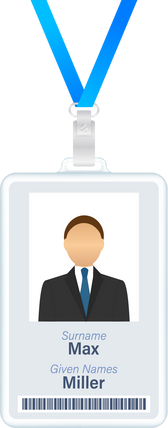 ID Card Design Template, Identification card