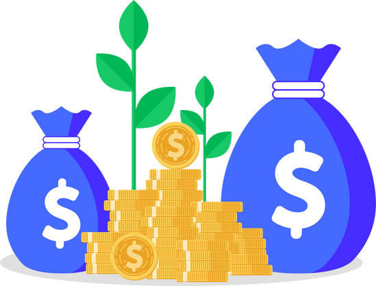 Pile of Money Illustration