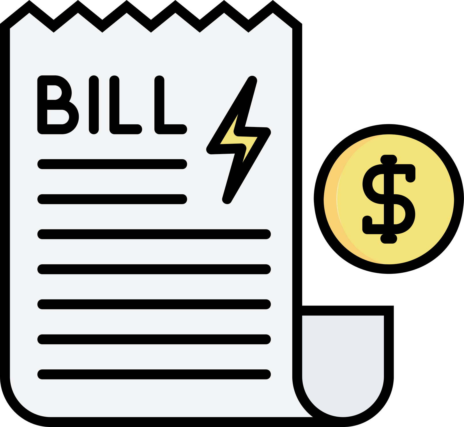 Electricity Bill Sticker
