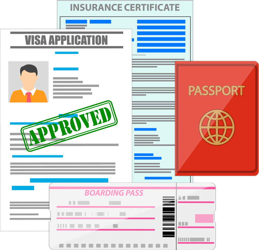 Travel Documents Illustration